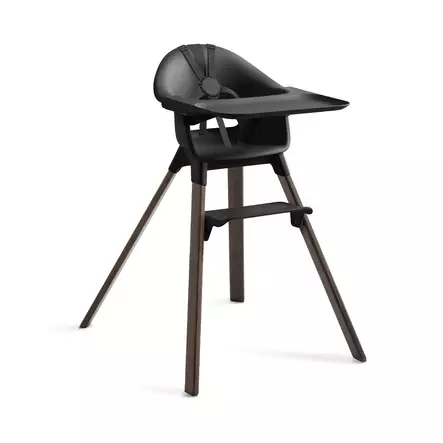 Syöttötuoli Stokke Clikk Bamboo Black/Warm Brown. - Matstolar för barn - 695805 - 1