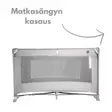 Vauvan matkasänky Emma Basic Harmaa sivusta. - Resesängar - 09825005 - 5