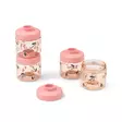 Liewood Dominique vauvan ruokarasiat 4 kpl, 100ml, Cherry heart/Rosey - Mellanmålspåsar, matlådor och snackskoppar - 20632-2785 - 1