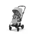 Matkarattaat Cybex Eezy S Twist+ 2 Fog Grey kasvot menosuuntaan edest=C3=
=A4. - Resevagnar och barnvagnar - 524000095 - 9