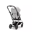 Matkarattaat Cybex Eezy S Twist+ 2 Fog Grey kasvot menosuuntaan takaa.=
- Resevagnar och barnvagnar - 524000095 - 10