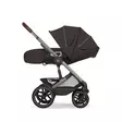 Cybex Talos S lux 2026 lastenrattaat Chocolate Brown, makuuasennossa jalkapeitteellä. - Resevagnar och barnvagnar - 526001715 - 9