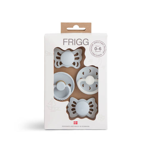 Frigg Baby=C2=B4s first pacifiers 4-pack Powder Blue. - Nappar och napphållare - 101485 - 1