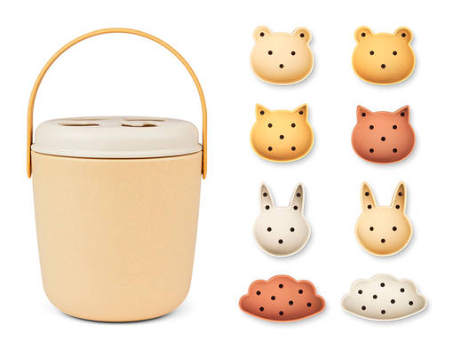 Liewood Jorn hiekkalelusetti v=C3=A4riss=C3=A4 Jojoba multi mix. - Modellervax och sandlådeleksaker - 17035-1085 - 1