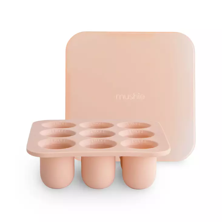 Mushie Fresh food feeder-Freezer Tray Blush. - Mellanmålspåsar, matlådor och snackkoppar - 101735 - 1