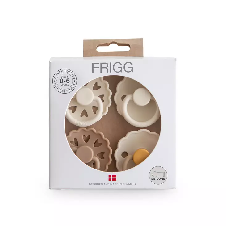 Frigg silikonitutit 4-pack 0-6 kk, Snowflake Dream. - Nappar och napphållare - 101895 - 1