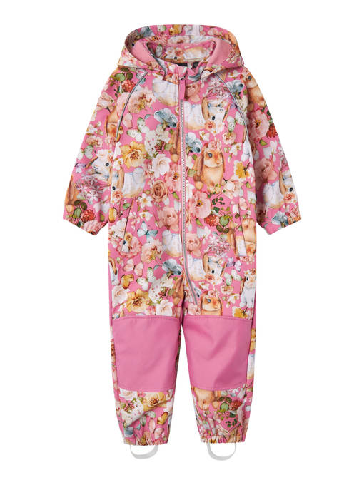 Softshell haalari Bunny Name It Alfa Wild Rose. - Barnens mellansäsongsoveraller - 13223405 - 1