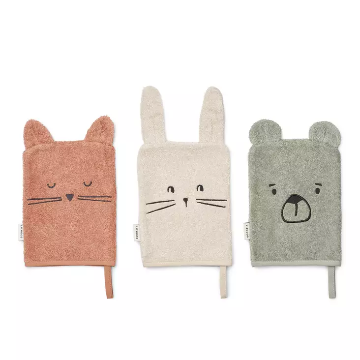 Liewood Sylvester pesulaput 3 pack. - Hudvård, tandvård och hårvård - 19628-2315 - 1