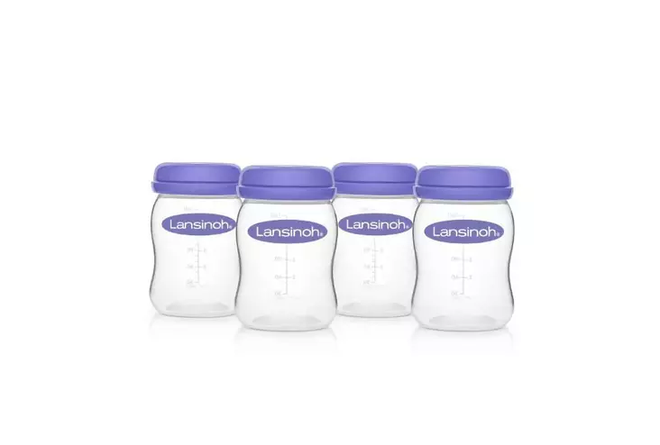 Lansinoh maidonsäilytyspullot 4 kpl. - Nappflaskor och flasknappar - 20415 - 1