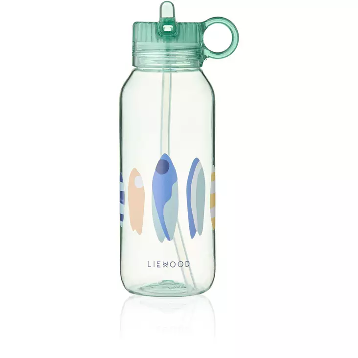 Liewood juomapullo Yang 500 ml Boards/Light peppermint. - Vattenflaskor och flaskor med sugrör - 20631-2605 - 1