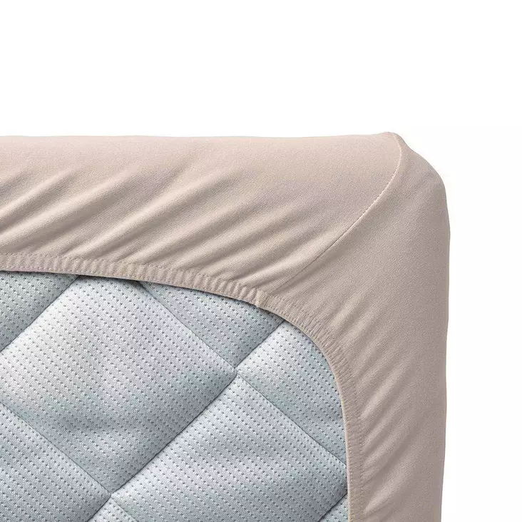 Tinynord bambu muotolakana pinnasänkyyn Beige 60x120 cm. - Påslakan och underlakan - 305005 - 1