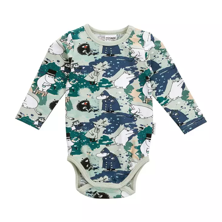 Martinex Muumi Body Vesiv=C3=A4rit vihre=C3=A4. - Bodys och tröjor - 72586955 - 1