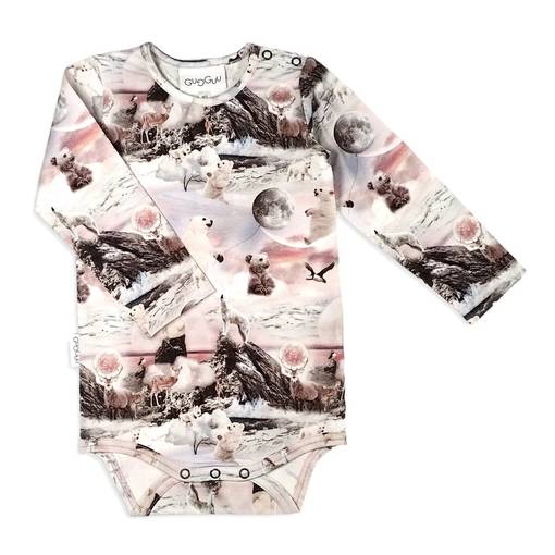 Gugguu luomupuuvillainen vauvan body. - Bodys och tröjor - GUGP00011-35 - 1