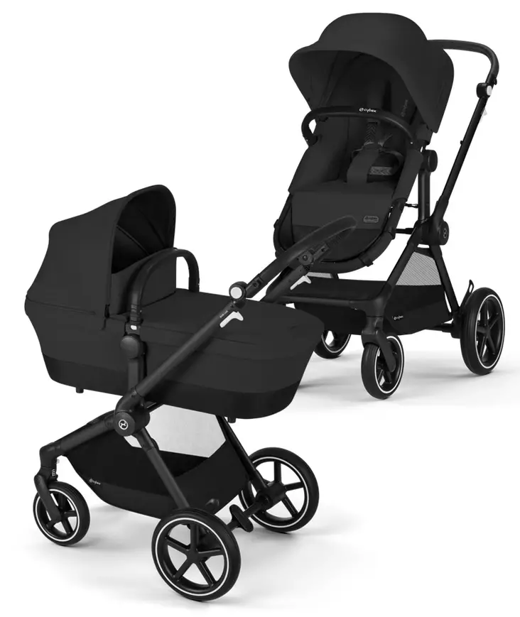 Cybex EOS yhdistelmävaunut Moon Black. - Barnvagnar och kombivagnar - 522003825 - 2