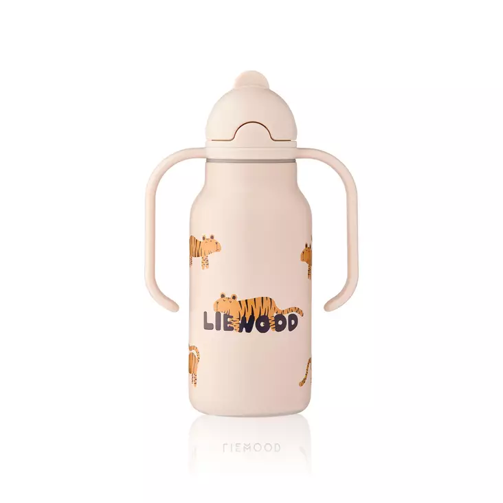 Liewood juomapullo Kimmie 250 ml Tiger/Sandy. - Vattenflaskor och flaskor med sugrör - 19618-2795 - 1