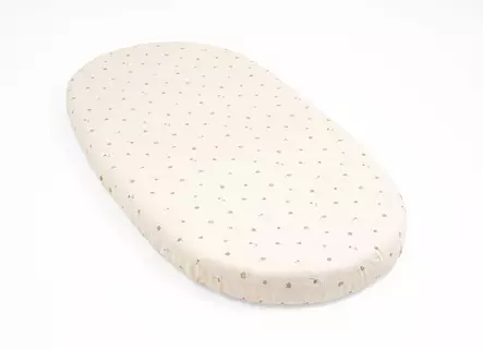 Stokke muotolakana Sleepi sänkyyn V3 Flower Ecru. - Påslakan och underlakan - 683306 - 1