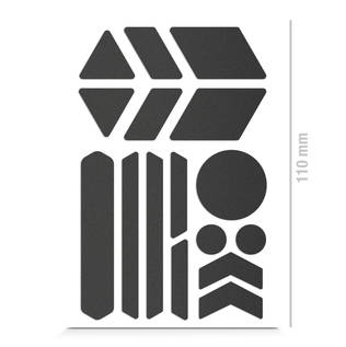 Heijastintarrat Reflective Berlin Chevy Black. - Andra tillbehör - RB3286 - 1