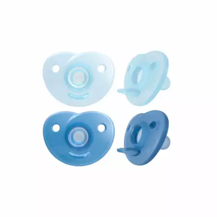 Avent Tutti Curved Soothie 0-6kk Sininen. - Nappar och napphållare - 03709926 - 1