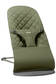 BabyBj=C3=B6rn Bouncer Bliss sitteri Woven, Dark Green. - Babysittrar - BB006046 - 1