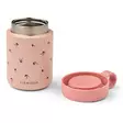 Liewood Kiani eväsrasia Mini Cherry heart/Rosey pitää ruuat kylmänä tai kuumana. - Mellanmålspåsar, matlådor och snackskoppar - 19960-2786 - 2