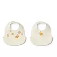 Liewood Ember ruokalappu 2-pack Elephant/Creme De La Creme. - Haklappar - 20119-2506 - 1