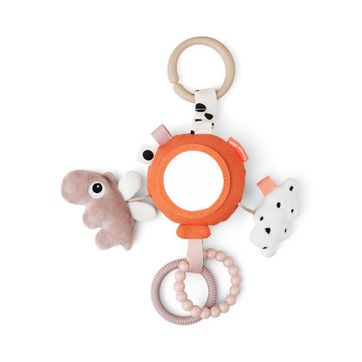 Done By Deer Activity Mirror vaunulelu Happy Clouds Papaya. - Vagnleksaker - 4333516 - 1