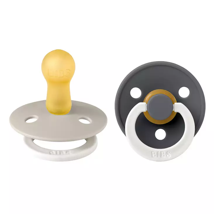 Bibs Night luonnonkumitutti Sand/Iron. - Nappar och napphållare - 120456 - 1