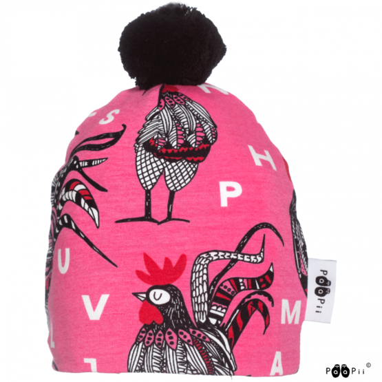PaaPii Tupsupipo Rooster-kuosilla värissä Pinkki-punainen - Barnaccessoarer - 21986 - 1