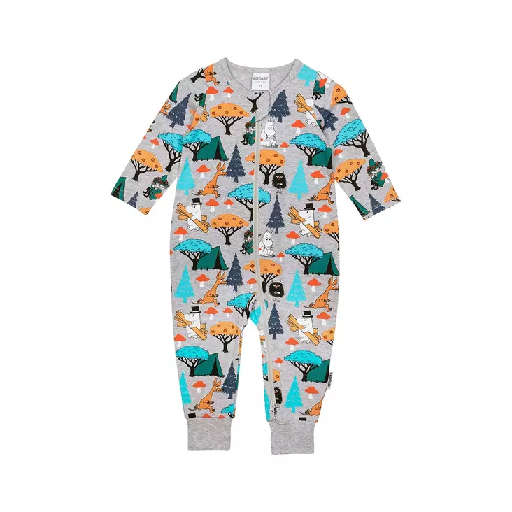 Martinex Muumi Sienet Pyjama Harmaa. - Bebis pyjamasar - 72584726 - 1