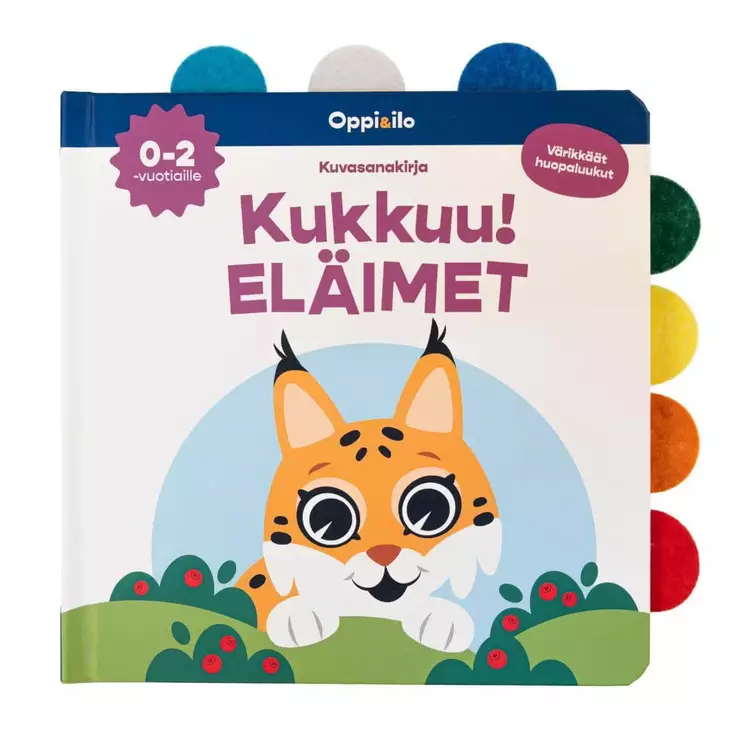 Oppi & Ilo huopalappukirja Eläimet. - Aktivitetsböcker - WS372976 - 1