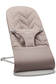 BabyBj=C3=B6rn Bouncer Bliss sitteri Woven Petal Quilt Sand Grey. - Babysittrar - BB006317 - 1