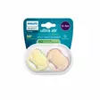 Tutti Avent Ultra Air 0-6kk Beige/Keltainen, pakkaus. - Nappar och napphållare - 03708707 - 2