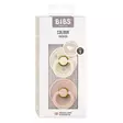Bibs luonnonkumitutti 2 kpl 0-6 kk Ivory/Blush, anatominen, pakkaus. - Nappar och napphållare - 2111417 - 2