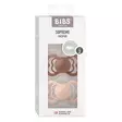 Bibs Supreme silikonitutti 2 kpl 6-18kk, Woodchuck/Blush pakkaus. - Nappar och napphållare - 260337 - 2