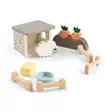Done By Deer Tiny Farm Playset Sheepy Colour Mix, 11-osaa. - Träleksaker - 4654017 - 3