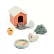Done By Deer Tiny Farm Playset Clucky Colour Mix. - Träleksaker - 4654037 - 1