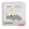 Done By Deer puuhakirja Board book Croco. - Fotoböcker - 4855057 - 1
