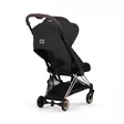 Cybex Coya Comfort rattaat Rosegold, Sepia Black takaa. - Resevagnar och barnvagnar - 526000177 - 5