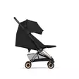 Cybex Coya Comfort rattaat Rosegold, Sepia Black, makuuasennossa. - Resevagnar och barnvagnar - 526000177 - 4