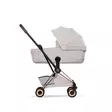 Cybex Coya/Mios Style vaunukoppa City Grey taittuu kasaan. - Liggvagnar och bärväskor - 526000457 - 4