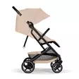 CYBEX Beezy matkarattaat Almond Beige, selkänoja pystyssä. - Resevagnar och barnvagnar - 526000867 - 2
