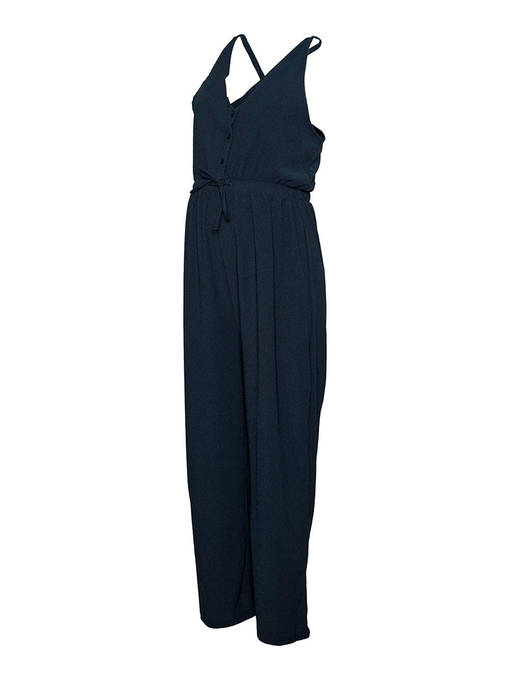 Mamalicious Caileen Jumpsuit v=C3=A4riss=C3=A4 Blueberry. - Mammabyxor och leggings - 20018367 - 1
