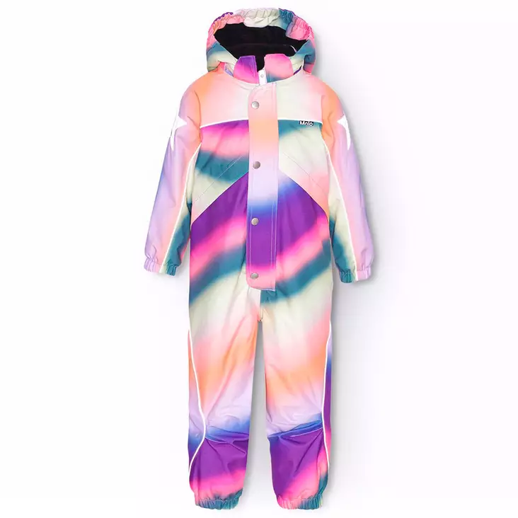 Molo talvihaalari Polaris Wavy Rainbow. - Barnens vinteroveraller - 5W24N2039107 - 1
