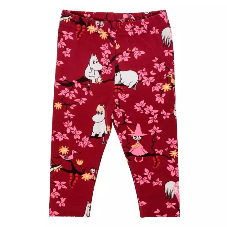 Martinex Muumi Kiipeilypuu Legginsit Burgundi. - Bäbybyxor - 72588457 - 1