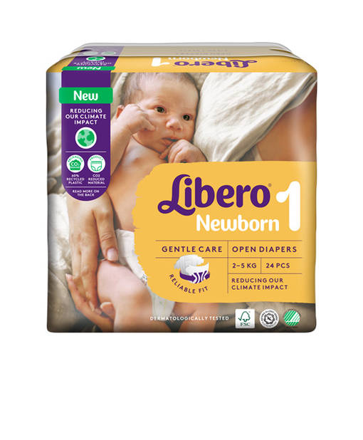 Libero Newborn teippivaippa koko 1. - Blöjor - 8417 - 1