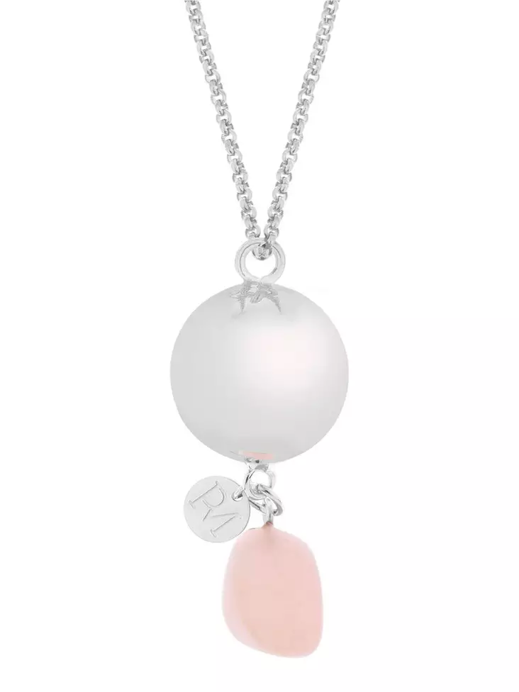 Raskauskoru Proud Mama Linn Rose Quartz bola-koru. - Graviditetssmycken och amningssmycken - ID637 - 1