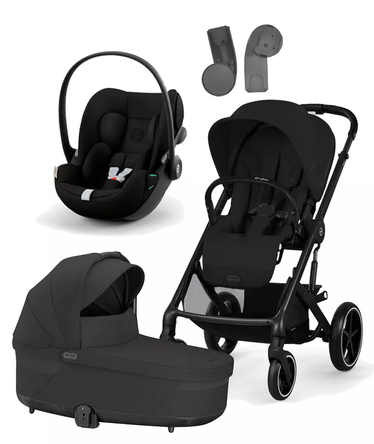 Cybex Balios S lux starttipaketti 4in1 Moon Black, One Box. - Barnvagnar och kombivagnar - 524002517 - 1