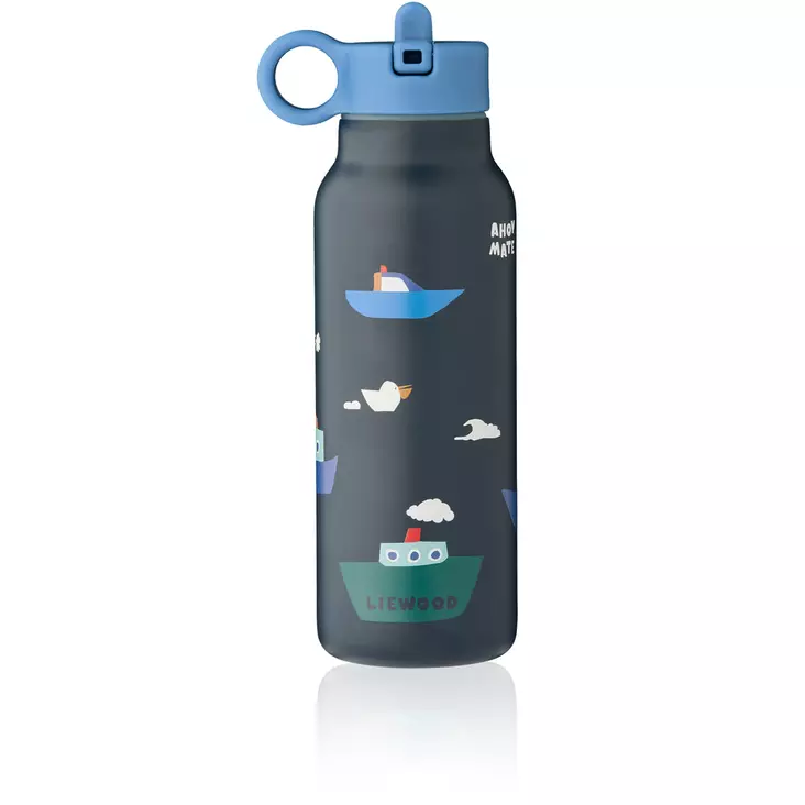 Liewood juomapullo Falk 350 ml Sailing/Classic navy. - Vattenflaskor och flaskor med sugrör - 19617-2617 - 1