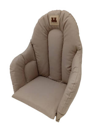 Sy=C3=B6tt=C3=B6tuolin istuinpehmuste Anne&Mikael Beige. - Matstolar för barn - 2010738 - 1