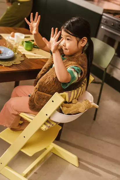 Stokke Tripp Trapp syöttötuoli Lemon Yellow, kasvaa lapsen mukana. - Matstolar för barn - 100148 - 2